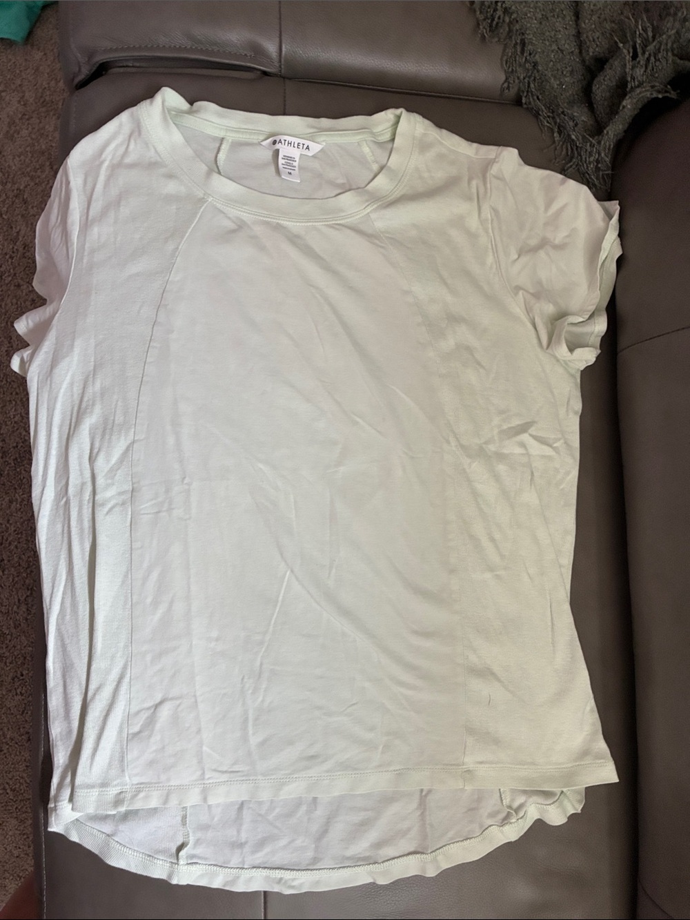 Athleta Mint Green Crewneck Short Sleeve Tee